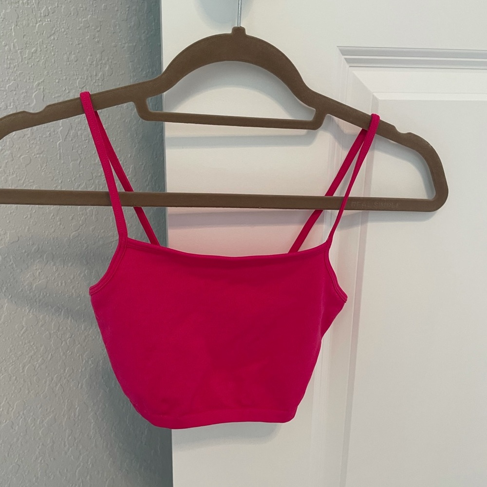 Hot Pink Crop Top